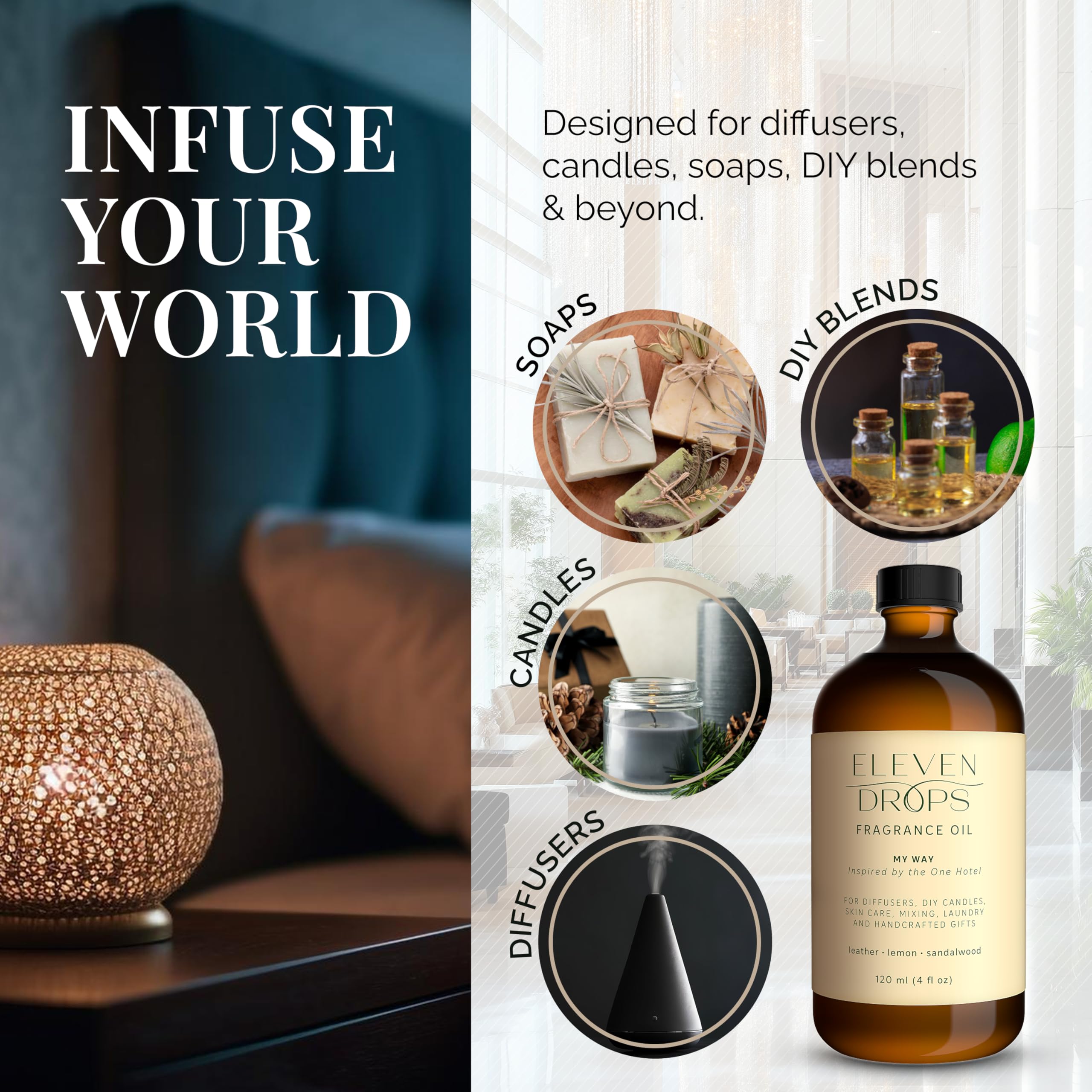 My Way Diffuser Oil - Premium Fragrance Oil Inspired by The One Hotel