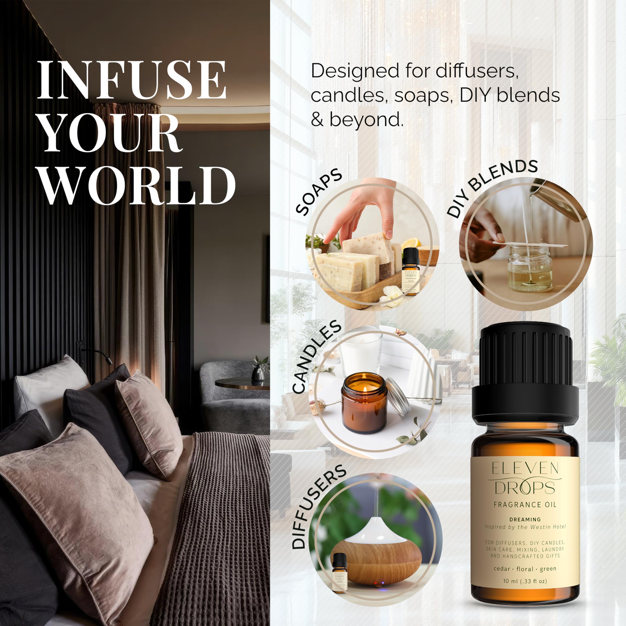 Dreaming Diffuser Oil Premium Fragrance Oil Luxury in a Bottle